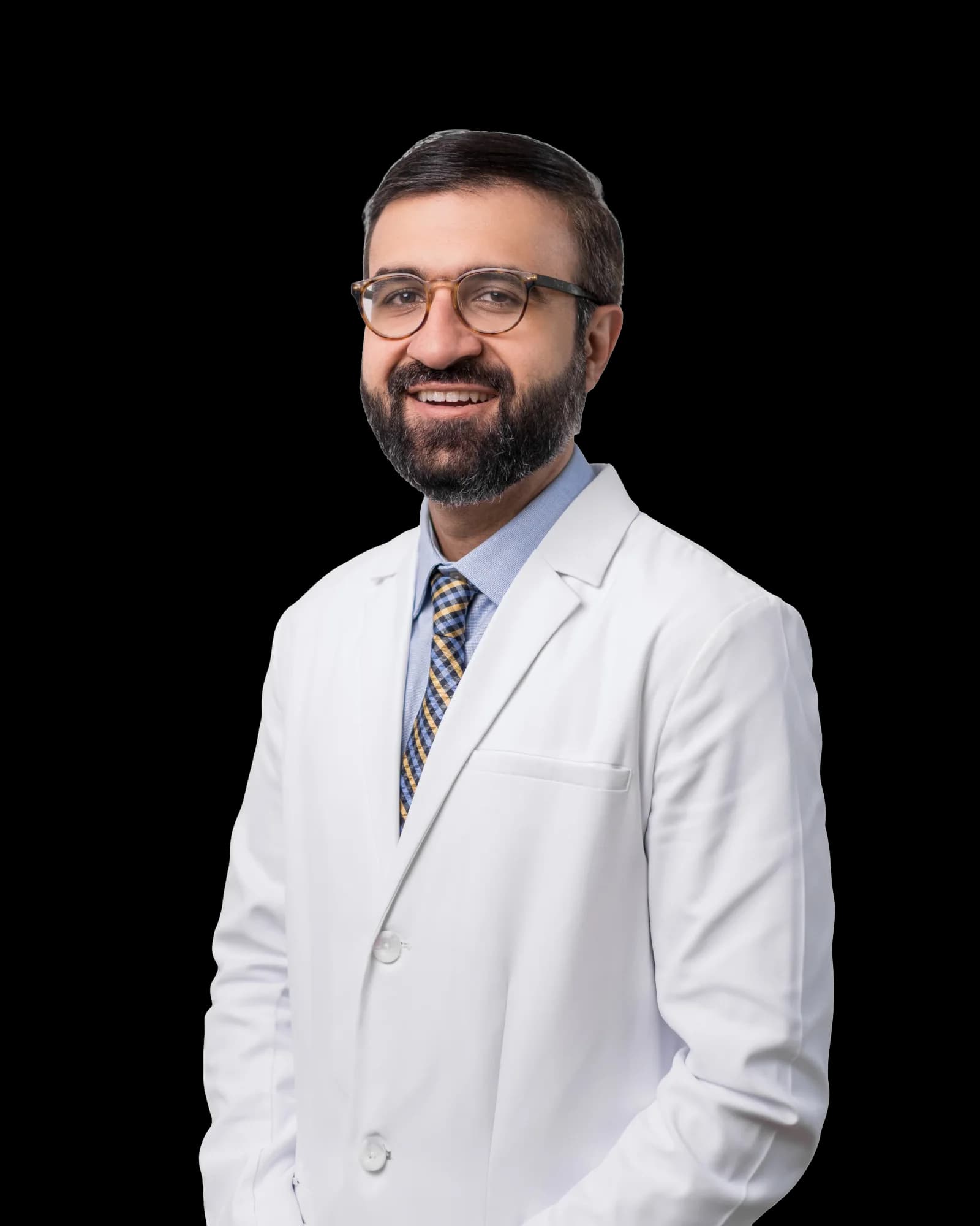 Dr. Areeb Bangash ready for a consultation