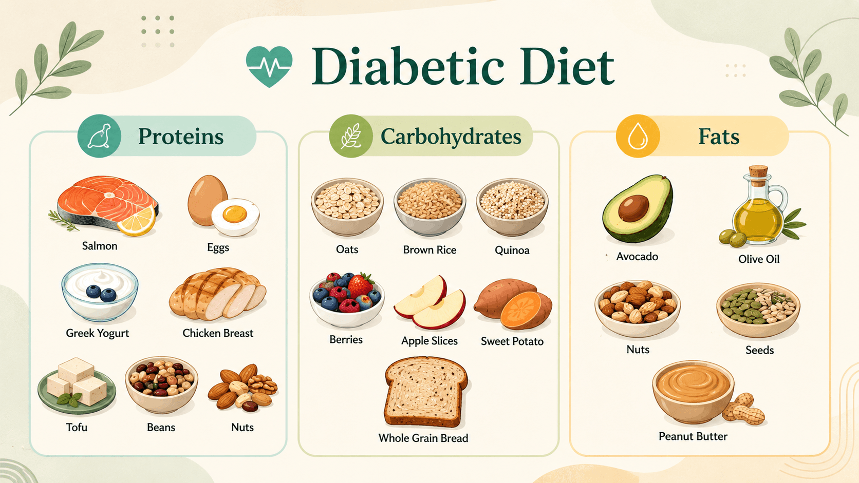 Diabetic Diet: What to Eat and What to Avoid