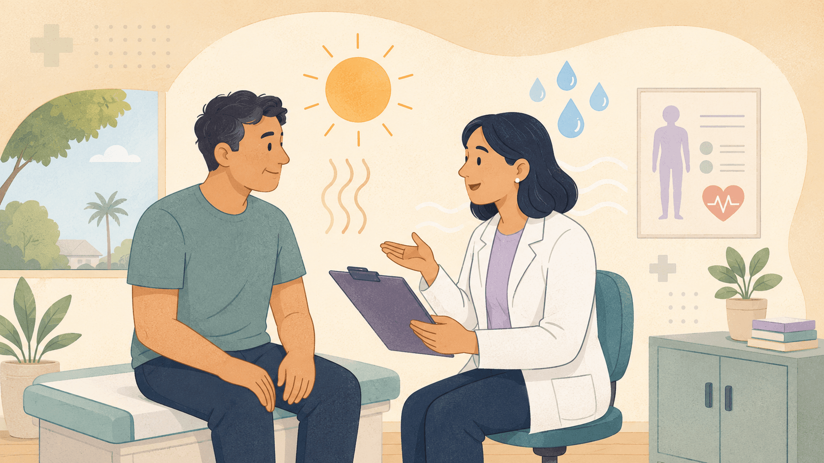 How Heat and Humidity in Cypress Affect Blood Pressure